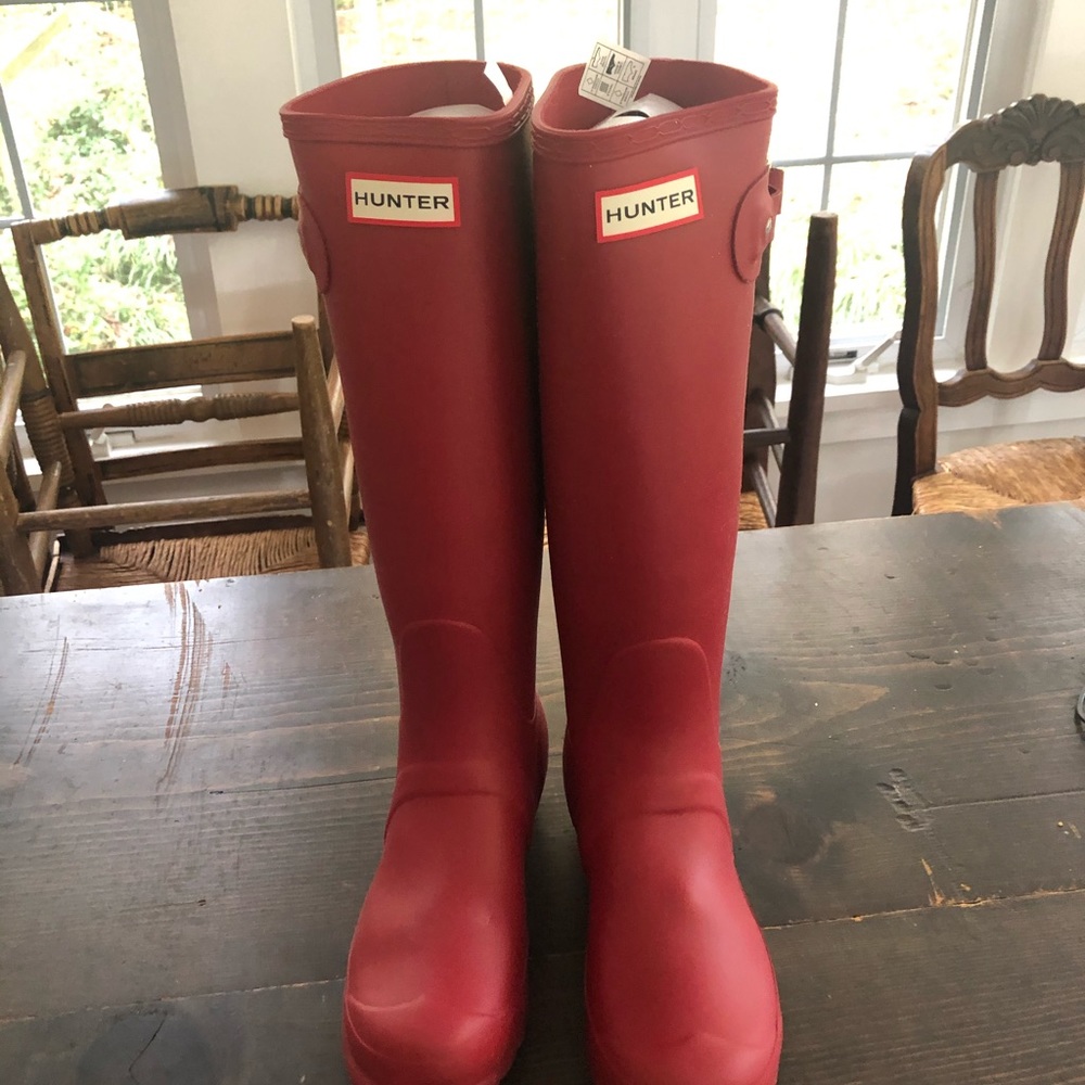Hunter original tall rain boots